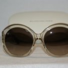 Brand New Balenciaga Clear Tan 057 Sunglasses: Mod. 0123 (057) 57-19 & Case