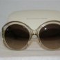 Brand New Balenciaga Clear Tan 057 Sunglasses: Mod. 0123 (057) 57-19 & Case