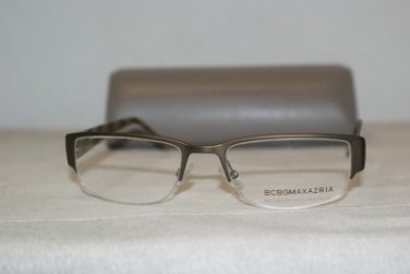 Brand New BCBG Maxazria 51-18 Ciro Eyeglasses: Mod. Khaki 51-18-140 & Case