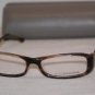 Brand New BCBGMaxazria Eyeglass Mod. Lucy W/ Stones! Col.Bro 53-16-140 &Case