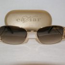 B. New Caviar 6269 Gold & Brown Sunglasses: Mod. 6269 & Case