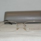 Brand New BCBG Maxazria Spartan Silver Eyeglasses: Mod. Spartan 50-18 & Case