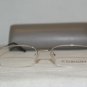 Brand New BCBG Maxazria Spartan Silver Eyeglasses: Mod. Spartan 50-18 & Case