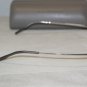 Brand New BCBG Maxazria Spartan Silver Eyeglasses: Mod. Spartan 50-18 & Case