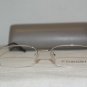 Brand New BCBG Maxazria Spartan Silver Eyeglasses: Mod. Spartan 50-18 & Case