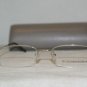 Brand New BCBG Maxazria Spartan Silver Eyeglasses: Mod. Spartan 50-18 & Case