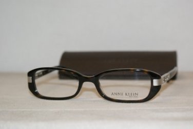Brand New Anne Klein 8092 Dark Tortoise Eyeglasses: Mod. 8092 (118) 49-17 & Case