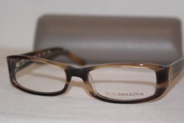 Brand New BCBGMaxazria Eyeglass Mod. Lucy W/ Stones! Col.Bro 51-16-135 &Case