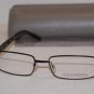 Brand New BCBGMaxazria Eyeglass Mod. Pierro Col. Bro 54-17-140 & Case