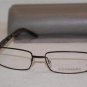 Brand New BCBGMaxazria Eyeglass Mod. Pierro Col. Bro 54-17-140 & Case