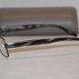 Brand New BCBGMaxazria Eyeglass Mod. Pierro Col. Gunmetal 52-17-135 & Case