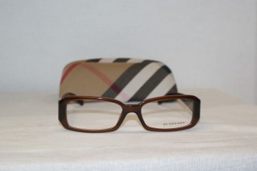 Brand New Burberry 2008 54-16 Brown Eyeglasses: Mod. 2008 & Case