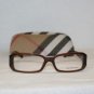 Brand New Burberry 2008 54-16 Brown Eyeglasses: Mod. 2008 & Case