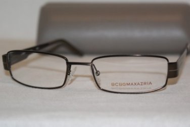Brand New BCBGMaxazria Eyeglass Mod. Aldo Col. Brown 52-18-135 & Case