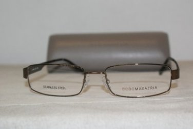 Brand New BCBG Maxazria 53-17 Brown Eyeglasses: Mod. Ugo 53-17 & Case