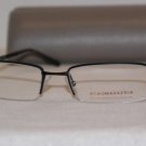 Brand New BCBGMaxazria Eyeglass Mod. Niccolo Col. Black 52-18-135 & Case