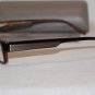 Brand New BCBGMaxazria Eyeglass Mod. Sergio Col. Black Horn 52-17-140 & Case