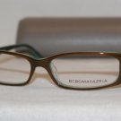 Brand New BCBGMaxazria Eyeglass Mod. Tessa Col. Olive Laminate 54-15 & Case