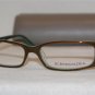 Brand New BCBGMaxazria Eyeglass Mod. Tessa Col. Olive Laminate 54-15 & Case