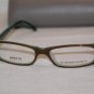 Brand New BCBGMaxazria Eyeglass Mod. Tessa Col.Olive Laminate 49-15-130 &Case