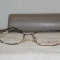 Brand New BCBG Maxazria 52-16 Shiny Brown Eyeglasses: Mod. Penelope 52-16 & Case