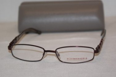 Brand New BCBGMaxazria Eyeglass Mod. Gianna Col. Aubergine 52-16-130 & Case