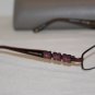 Brand New BCBGMaxazria Eyeglass Mod. Gianna Col. Aubergine 52-16-130 & Case