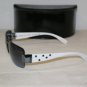 B. New Marc By Marc Jacobs 224 Blue & White Sunglasses: Mod. 224 (0YRX) & Case