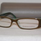 Brand New BCBGMaxazria Eyeglass Mod. Tessa Col.Olive Laminate 52-15-135 &Case