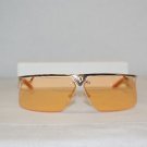 B. New Christian Dior Clubbing Gold & Orange Sunglasses: Mod. Clubbing & Case