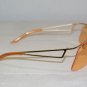 B. New Christian Dior Clubbing Gold & Orange Sunglasses: Mod. Clubbing & Case