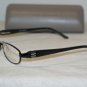 Brand New BCBG Maxazria 52-16 Shiny Black Eyeglasses: Mod. Penelope 52-16 & Case