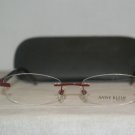 Brand New Anne Klein 9123 Burgundy Eyeglasses: Mod. AK 9123 (570) 51-17 & Case