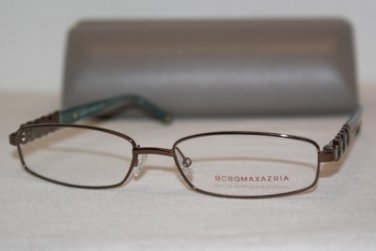 Brand New BCBGMaxazria Eyeglass Mod. Gianna Col. Brown 54-16-135 & Case
