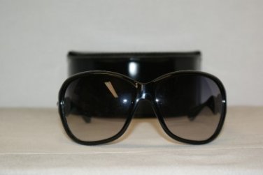 B. New Marc By Marc Jacobs 054 Shiny Black Sunglasses: Mod. 054/N (0D28) & Case