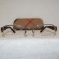 Brand New Burberry 1093 51-17 Gold Eyeglasses: Mod. 1093 & Case