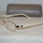 Brand New BCBG Maxazria 54-16 Shiny Gold Eyeglasses: Mod. Penelope 54-16 & Case