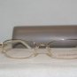 Brand New BCBG Maxazria 54-16 Shiny Gold Eyeglasses: Mod. Penelope 54-16 & Case