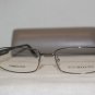 Brand New BCBG Maxazria 55-17 Gunmetal Eyeglasses: Mod. Ugo 55-17 & Case