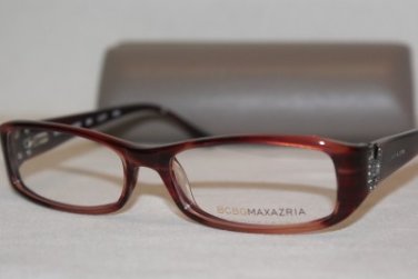 Brand New BCBGMaxazria Eyeglass W/ Stones! Mod. Lucy Col. WIN 53-16-140 & Case