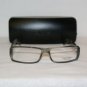 Brand New Calvin Klein 696 53-15 Cream Grey Eyeglasses: Mod. 696 & Case