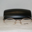 Brand New Calvin Klein 352 Light Brown 50-19 Eyeglasses: Mod. 352 (570) & Case