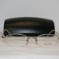 Brand New Calvin Klein 162 Light Gold 51-19 Eyeglasses: Mod. 162 (504) & Case