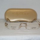 Brand New Caviar 4533 56-15 Gold Eyeglasses: Mod. 4533 & Case