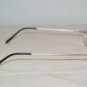 Brand New Calvin Klein 253 Silver 49-19 Eyeglasses: Mod. 253 (542) 49-19 & Case