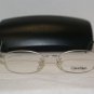 Brand New Calvin Klein 253 Silver 49-19 Eyeglasses: Mod. 253 (542) 49-19 & Case