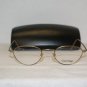 Brand New Calvin Klein 342 46-20 Gold Eyeglasses: Mod. 342 (525) 46-20 & Case