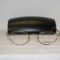 Brand New Calvin Klein 342 46-20 Gold Eyeglasses: Mod. 342 (525) 46-20 & Case