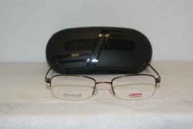 Brand New Carrera 7379 49-19 Brown Flex Eyeglasses: Mod. 7379 (0UA1) & Case