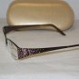 Brand New Caviar 1743 51-18 Shiny Brown Eyeglasses: Mod. 1743 (C16) 51-18 & Case